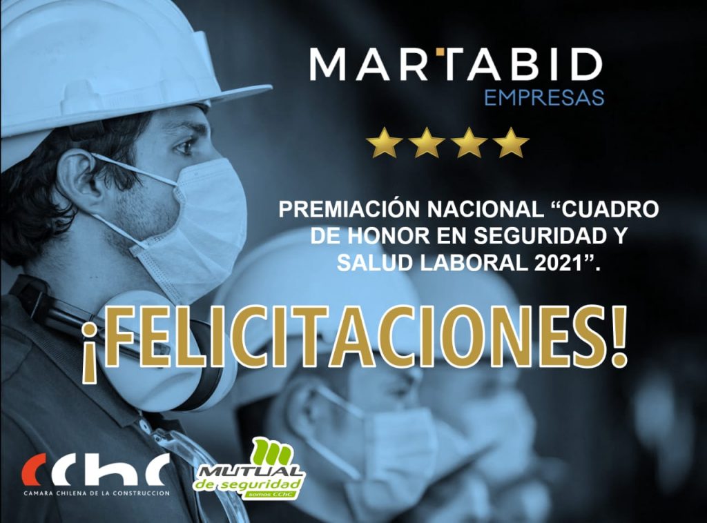 "Empresas Martabid premiada por Cámara Chilena de la Construcción"