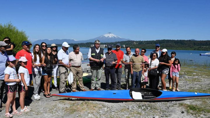 Deporte en el Lago Villarrica auspiciado por empresas Martabid